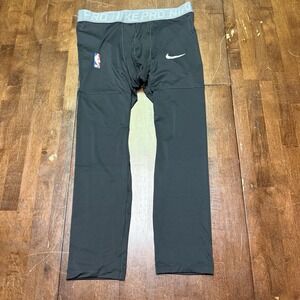 Nike Pro NBA Compression‎ Tights XL-Tall AT9764-010 Mens Black Gray Basketball